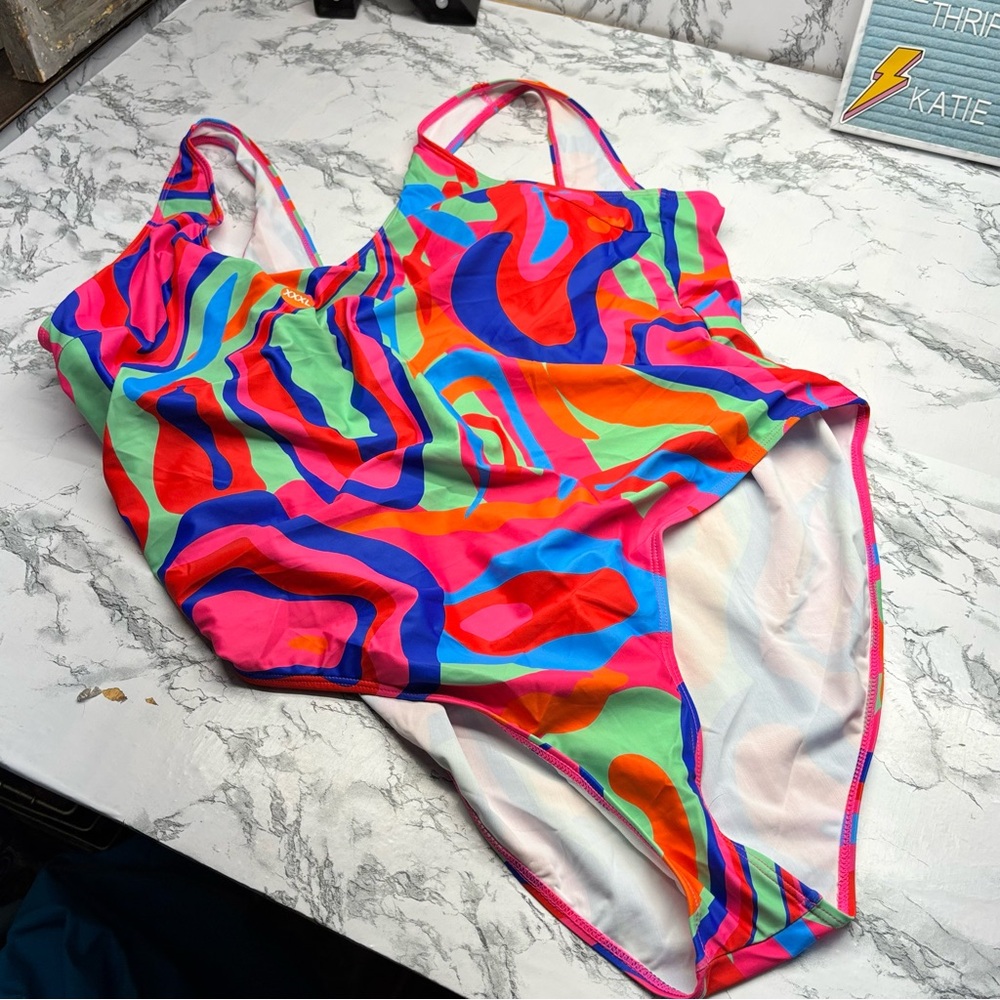 Colorful Abstract Swimsuit - Picture 5 of 6